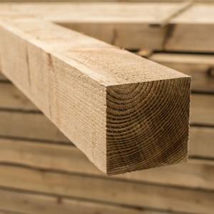 Siberian Larch Sawn Timber 100 mm Thick Solid Wood Fencing www.solidwoodfencing.co.uk