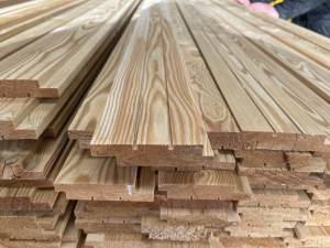 Siberian Larch Shadow Gap Cladding Boards 28mm x 95mm, 120mm, 145mm x 3m, 4m and 6m lengths