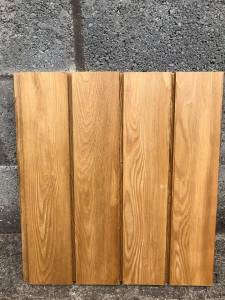 Timber Cladding - Siberian Larch Shadow Gap - A Grade - Remmers finish Ivory Colour Solid Wood Fencing