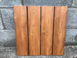 Timber Cladding - Siberian Larch RainScreen - A Grade - Remmers finish Cedar Redwood Colour Solid Wood Fencing