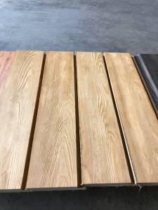 Timber Cladding - Siberian Larch Shadow Gap - A Grade - Remmers finish Ivory Colour Solid Wood Fencing