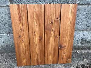 Timber Cladding - Siberian Larch TGV - A Grade - Remmers finish Light Brown Colour Solid Wood Fencing