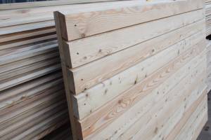 Timber Cladding - Siberian Larch Rain Screen - A Grade - Remmers finish Pebble Grey Colour Solid Wood Fencing