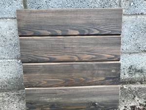 Timber Cladding - Siberian Larch ShipLap - A Grade - Remmers finish Ebony Colour Solid Wood Fencing