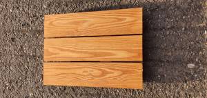 Remmers Oil Finished Siberian Larch Timber Decking - A Grade - Smooth 22 mm Thick Cedar Redwood Colour